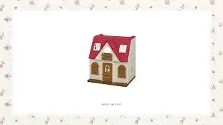 Sylvanian Families Red Roof Cozy Cottage 🏡 1 Hour of Cottagecore Lofi Music for Relaxing & Studying