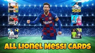 All Lionel Messi Cards from DLS 16 to DLS 21 🃏 | Dream League Soccer