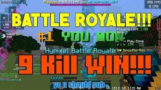9 Kill Win in Battle Royale!?!? -Hypixel Battle Royale