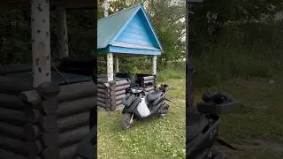 #Дальняк на #hondadio 🛵 #pitstop #ninth_wind #scooter #скутер #moto #mototravel #mototrip #motovlog