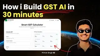 How I Created My Own GST AI Tool | Step-by-Step in 30 Minutes