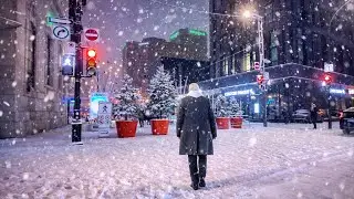 Snow Walk in Montreal ❄️ | Winter Walking Tour 100% Real &ndash; No Filter