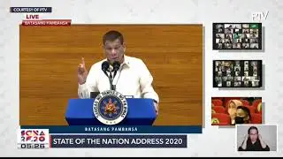 SONA 2020: Possible extinction of the Filipino people? Duterte warns of the consequences of war