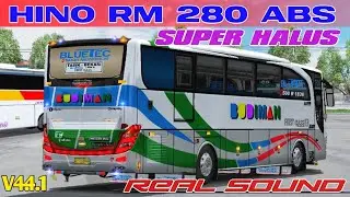 KODENAME SOUND HINO RM 280 ABS SUPER HALUS REAL SOUND || KODENAME BUSSID V4.4.1