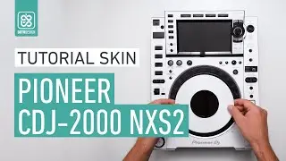 PIONEER CDJ-2000 NXS2 White Skin - How to apply a DJ Player Skin Tutorial Doto Design