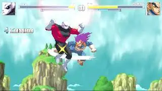 Mugen Boss Jiren z2 vs Armor vegeta z2