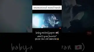 International metal bands | babymetal, rammstein, bloodywood &hellip; #metal