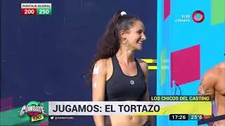 Jugamos 'El Tortazo' con los chicos del casting