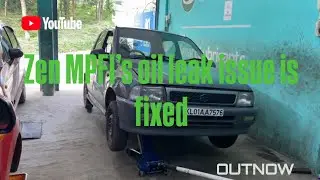 ZEN MPFI Oil Leak issue | FIXED | Maruti Suzuki ZEN #zen #modified #exhaust #reels #shortvideo #tvm