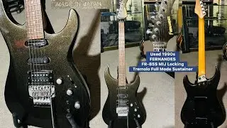 FERNANDES 1990s FR-85S MIJ Locking Tremolo Full Mode Sustainer ( Wilsons Music Instruments )
