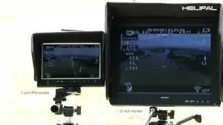 12 inch LCD Monitor with Super Sensitive 5.8Ghz Video Receiver - HeliPal.com