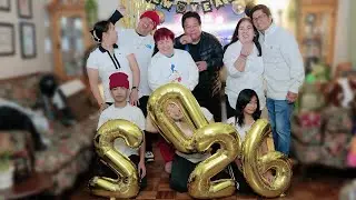 🎉 New Year&rsquo;s Eve at Home with Family | Cooking, Baking & Celebration!🍽️