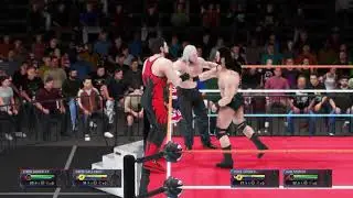 WWE 2K20 GBWA Drew Galloway & Chris Gonzales vs Sam Stoker & Eddie Cornell