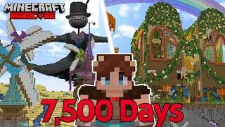 Touring my 7,500 DAY Hardcore Minecraft Forever World