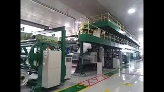 Silicone coating machine for release paper