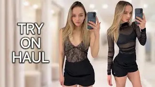 [4K USA] New Try On Haul | Simple, Elegant & Aesthetic Styles