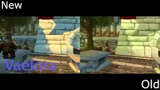 Mists of Pandaria - Graphics update comparison