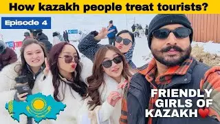 Friendly Girls of Kazakhstan♥️🇰🇿 | How Kazakh People Treats a Tourist? Episode - 4 Shymbulak Winters