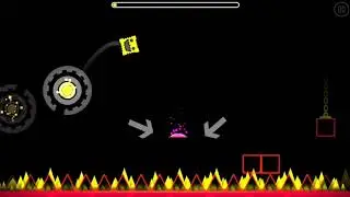 My first geometry dash level (level Editor)