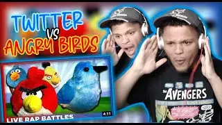 Twitter vs Angry Birds Live Rap Battle REACTION!!! IM THE ANNOUNCER!! WOOHOO!!!