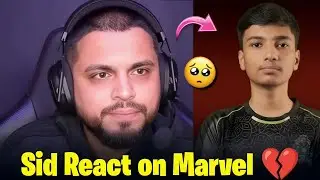 Sid React on Marvel R.I.P 💔 Very Sad 😢 S8UL 🚀