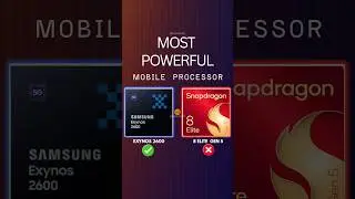 Exynos 2600✅ vs ❌8 Elite gen 5 | Most Powerful Mobile Chip 🔥 #shorts #ytshorts