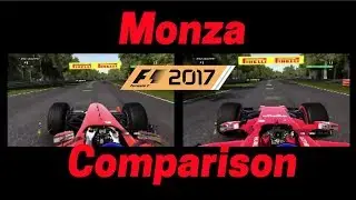 F1 2017 Comparison - Ferrari 2017 vs Ferrari F2002 (Monza Italy)