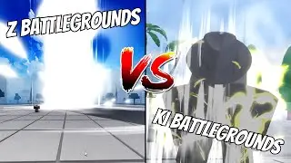 Z BATTLEGROUNDS VS KI BATTLEGROUNDS I WHAT IS THE BETTER GAME ? (roblox)