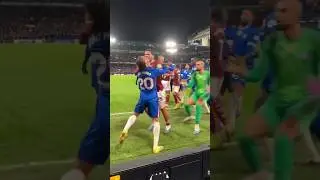 Chelsea vs West Ham FIGHT! Todibo Red Card Incident 🔴 #Shorts