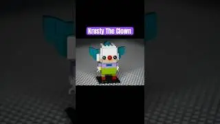 Krusty The Clown LEGO Brickheadz #thesimpsons #simpsons #lego #brickheadz #fun #nostalgia #cartoon