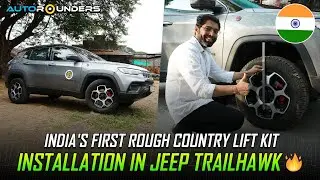 This Jeep Trailhawk is now off-road ready!🔥 | Rough country lift kit 💥 | 📍 Autorounders Mumbai