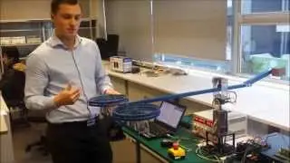 Встроенный MPC демонстрационного вертолета с тремя степенями свободы