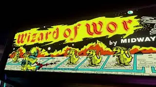 Wizard of Wor Cabinet Art for New Retro Arcade Neon VR