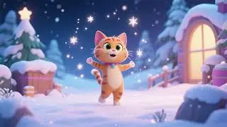 Cat&rsquo;s Sparkling Snow Dance ❄️🐱✨ | Fun Winter Dance Song for Kids