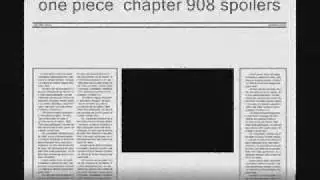 one piece chapter 908 spoilers