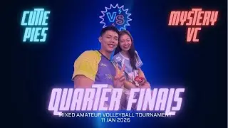 Quarter Finals • Cutie Pies vs Mystery VC | Amateur Mixed Volleyball Tournament 11/1/2026