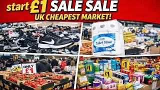 Start&pound;1 sale sale uk western international market cheapest Sunday market southall Hayes uk vlog 4 