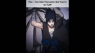Just a side character in Naruto, but Sasuke was always the silent storm cold, fierce, untouchable. 🔥