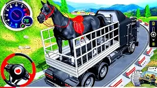 US Animal Uunloading Cargo Truck Driving 3D - Animal Transport Cargo Truck 2025 - Andriod Gameplay