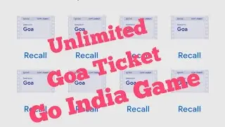 Unlimited Goa ticket trick🔥🔥Get rare ticket live proof in Google Pay Go India Game