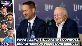 Inside The Star: Reacting To The Cowboys Season Ending Press Conference | Shan & RJ