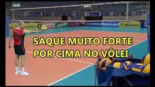 COMO SACAR FORTE POR CIMA NO VOLEIBOL