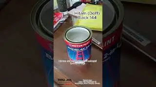 Cat Besi Anti Karat Hitam Doff | Bodelac 2in1 144 Black #shorts  #catantikarat #nipponpaint