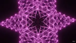 FRACTAL PULSE TRIANGLES | GEOMETRYCZNY LOOP MAGENTA | KALEIDOSCOPE