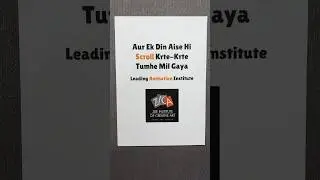 Leading Animation Institute in Indore I Zica Institute #shorts #youtube #video #scroll #institute
