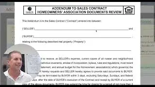 NEW NABOR ADDENDUM HOA DOC REVIEW