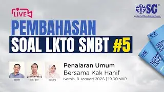 🔴 LIVE! Bongkar Pola Soal Penalaran Umum SNBT 2025: Cara Cepat Jawab Soal Logika!