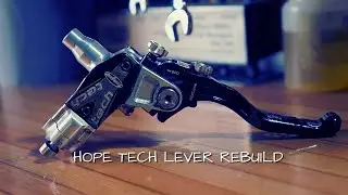Разборка и сборка главного тормозного цилиндра Hope Tech &mdash; рычаг тормоза