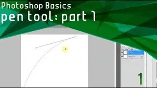 Photoshop Basics - Pen Tool Tutorial Part 1