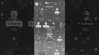 CSK vs DC GL Team